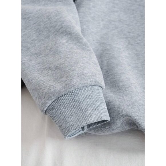 ⚡Women Grey Florida Imported Graphic Crewneck Long Sleeve Pullover Sweatshirt - Picture 4 of 5